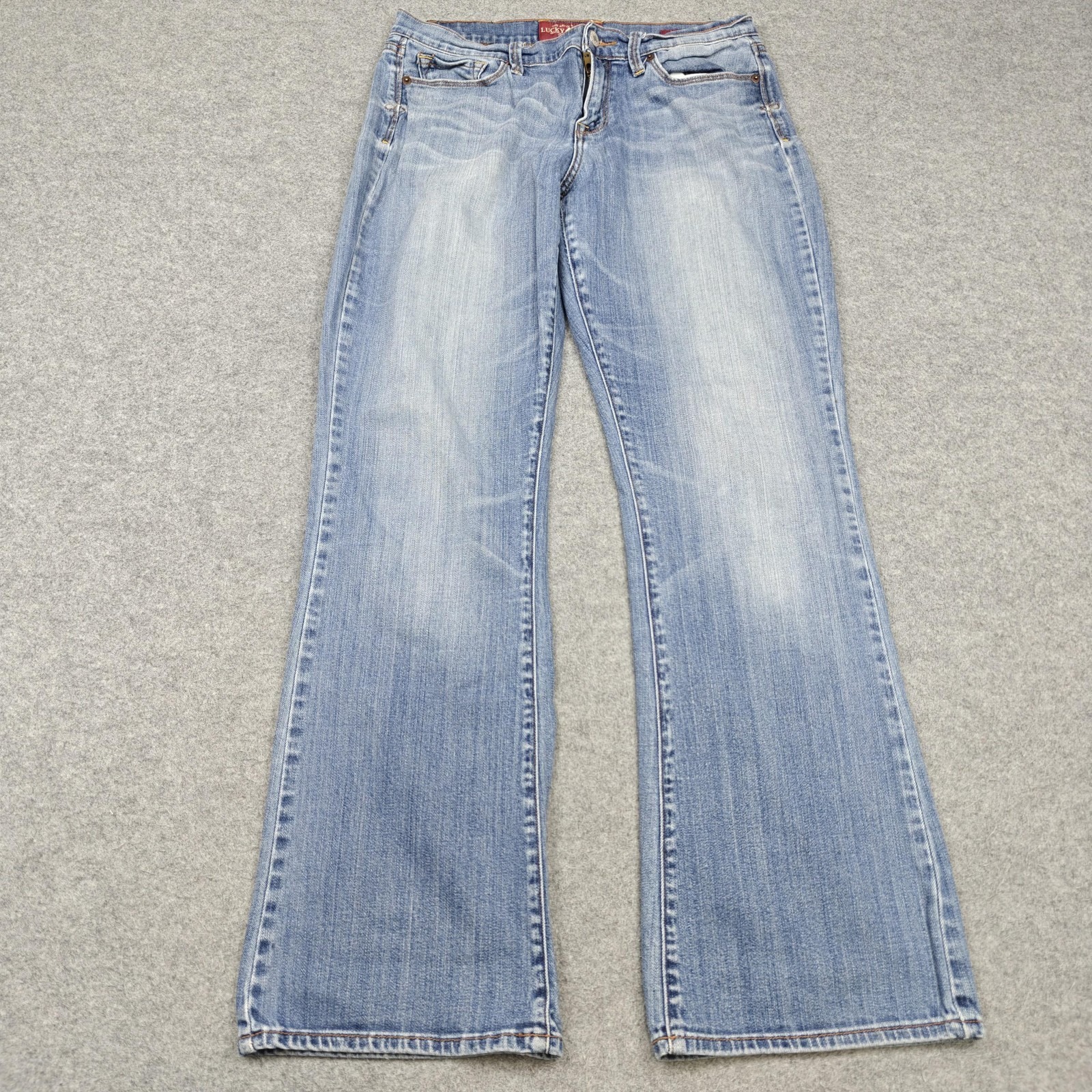 Lucky Brand Sofia Boot Jeans Womens 1231 Blue Light Wash Bootcut Stretch Denim